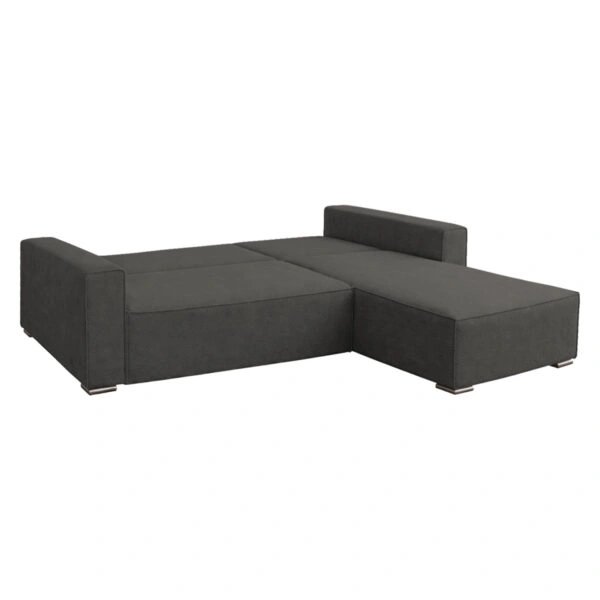 ΚΑΝΑΠΕΣ ΚΡΕΒΑΤΙ ΑΝΑΣΤΡΕΨΙΜH ΓΩΝΙΑ CORNERA HM3335.01 ΓΚΡΙ ΥΦΑΣΜΑ 269x155x89Yεκ