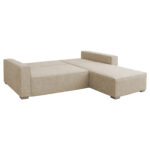 ΚΑΝΑΠΕΣ ΚΡΕΒΑΤΙ ΑΝΑΣΤΡΕΨΙΜH ΓΩΝΙΑ CORNERA HM3335.03 ΜΠΕΖ ΥΦΑΣΜΑ 269x155x89Yεκ