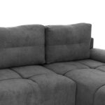 ΚΑΝΑΠΕΣ ΚΡΕΒΑΤΙ ΔΕΞΙΑ ΓΩΝΙΑ COMFYRA HM3336.01R ΓΚΡΙ ΥΦΑΣΜΑ 270x181x75Υεκ