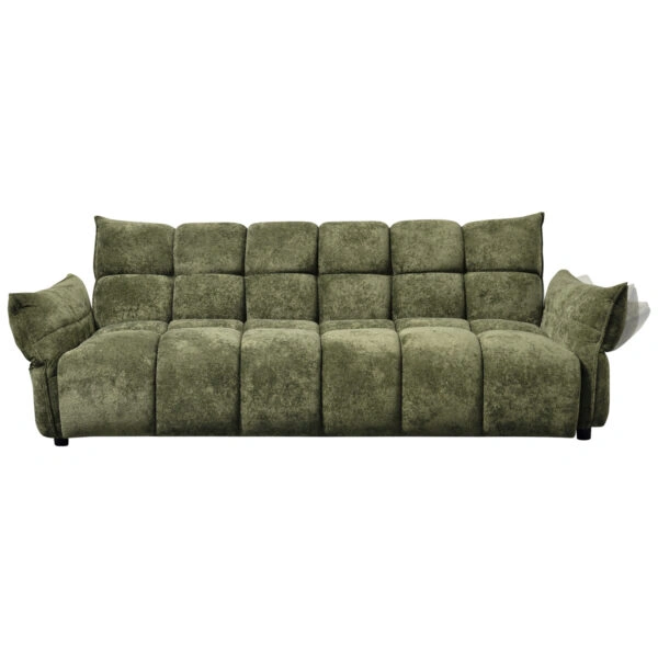 ΚΑΝΑΠΕΣ ΚΡΕΒΑΤΙ MELU HM3314.03 ΠΡΑΣΙΝΟ ΥΦΑΣΜΑ--ΚΑΘΙΣΜΑ POCKET SPRINGS 240-250x90x85Υεκ