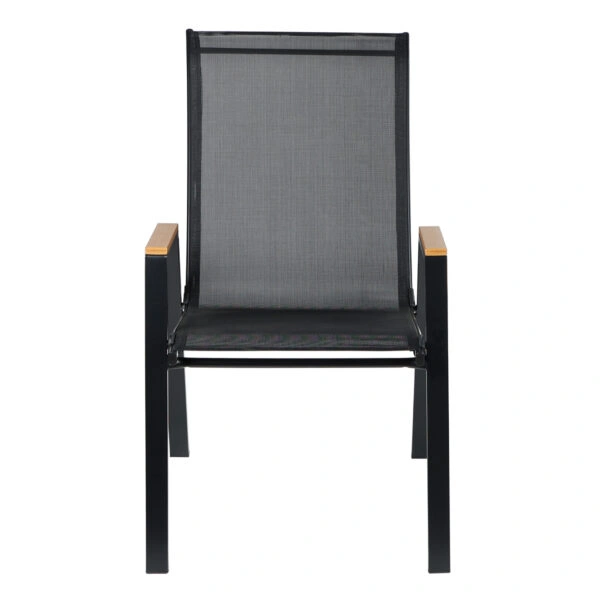 ΠΟΛΥΘΡΟΝΑ ΕΞ.ΧΩΡΟΥ LEONE HM6429.03 ΜΕΤΑΛΛΙΚΗ ΜΑΥΡΗ--TEXTILENE ΜΑΥΡΟ 54x74x91Υεκ