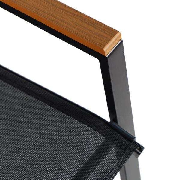 ΠΟΛΥΘΡΟΝΑ ΕΞ.ΧΩΡΟΥ LEONE HM6429.03 ΜΕΤΑΛΛΙΚΗ ΜΑΥΡΗ--TEXTILENE ΜΑΥΡΟ 54x74x91Υεκ