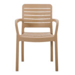 ΠΟΛΥΘΡΟΝΑ ΕΞΩΤ.ΧΩΡΟΥ FLAN HM6369.03 ΚΑΠΟΥΤΣΙΝΟ ΠΟΛΥΠΡΟΠΥΛΕΝΙΟ 57x56x82.5Yεκ.