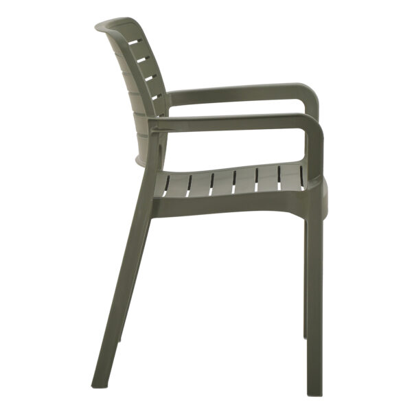 ΠΟΛΥΘΡΟΝΑ ΕΞΩΤ.ΧΩΡΟΥ FLAN HM6369.05 DARK OLIVE ΠΟΛΥΠΡΟΠΥΛΕΝΙΟ 57x56x82.5Yεκ.