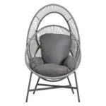 ΠΟΛΥΘΡΟΝΑ-ΦΩΛΙΑ RULER HM6506.01 ΓΚΡΙ ΜΕΤΑΛΛΟ-P.E.RATTAN-ΜΑΞΙΛΑΡΙΑ 90x85x149Υεκ