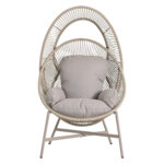 ΠΟΛΥΘΡΟΝΑ-ΦΩΛΙΑ RULER HM6506.02 ΜΟΚΑ ΜΕΤΑΛΛΟ-P.E.RATTAN--ΓΚΡΙ ΜΑΞΙΛΑΡΙΑ 90x85x149Υεκ