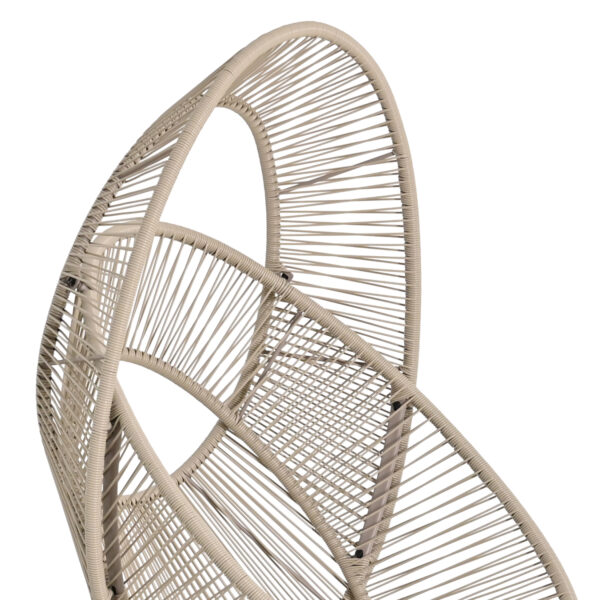 ΠΟΛΥΘΡΟΝΑ-ΦΩΛΙΑ RULER HM6506.02 ΜΟΚΑ ΜΕΤΑΛΛΟ-P.E.RATTAN--ΓΚΡΙ ΜΑΞΙΛΑΡΙΑ 90x85x149Υεκ