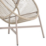 ΠΟΛΥΘΡΟΝΑ-ΦΩΛΙΑ RULER HM6506.02 ΜΟΚΑ ΜΕΤΑΛΛΟ-P.E.RATTAN--ΓΚΡΙ ΜΑΞΙΛΑΡΙΑ 90x85x149Υεκ