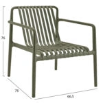 ΠΟΛΥΘΡΟΝΑ LOUNGE ΕΞΩΤ.ΧΩΡΟΥ MALEN HM6626.05 OLIVE GREEN ΠΟΛΥΠΡΟΠΥΛΕΝΙΟ 66x77x76Υεκ