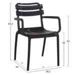 ΠΟΛΥΘΡΟΝΑ ΠΟΛΥΠΡΟΠΥΛΕΝΙΟΥ PHILLY HM6123.02 ΜΑΥΡΟ