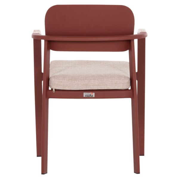 ΠΟΛΥΘΡΟΝΑ ΤΡΑΠΕΖΑΡΙΑΣ ELARA HM6414.07 ΚΕΡΑΜΙΔΙ ΑΛΟΥΜΙΝΙΟ-ΜΠΕΖ OLEFIN--TEAK 56x62x78Υεκ