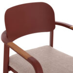 ΠΟΛΥΘΡΟΝΑ ΤΡΑΠΕΖΑΡΙΑΣ ELARA HM6414.07 ΚΕΡΑΜΙΔΙ ΑΛΟΥΜΙΝΙΟ-ΜΠΕΖ OLEFIN--TEAK 56x62x78Υεκ