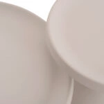 ΣΕΤ 2 ΤΡΑΠΕΖΙΑ ΣΑΛΟΝΙΟΥ RINKON2 HM18304.01 ΜΕΤΑΛΛΟ ΣΕ ΛΕΥΚΟ Φ49εκ & Φ69εκ