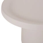 ΣΕΤ 2 ΤΡΑΠΕΖΙΑ ΣΑΛΟΝΙΟΥ RINKON2 HM18304.01 ΜΕΤΑΛΛΟ ΣΕ ΛΕΥΚΟ Φ49εκ & Φ69εκ