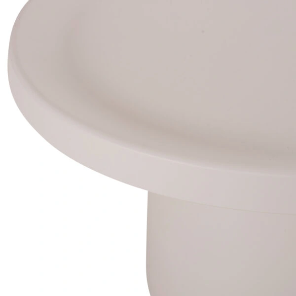 ΣΕΤ 2 ΤΡΑΠΕΖΙΑ ΣΑΛΟΝΙΟΥ RINKON2 HM18304.01 ΜΕΤΑΛΛΟ ΣΕ ΛΕΥΚΟ Φ49εκ & Φ69εκ