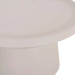 ΣΕΤ 2 ΤΡΑΠΕΖΙΑ ΣΑΛΟΝΙΟΥ RINKON2 HM18304.01 ΜΕΤΑΛΛΟ ΣΕ ΛΕΥΚΟ Φ49εκ & Φ69εκ