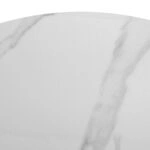 ΣΕΤ 2 ΤΡΑΠΕΖΙΑ ΣΑΛΟΝΙΟΥ LIDOX HM18306.02 SINTERED STONE TOP- SNOW WHITE ΧΡΩΜΑ Φ50 & Φ70