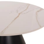 ΣΕΤ 2 ΤΡΑΠΕΖΙΑ ΣΑΛΟΝΙΟΥ RIDGE(X) HM18307.02 SINTERED STONE TOPS--ΒΑΣΕΙΣ ΜΑΥΡΕΣ Φ50 & Φ70