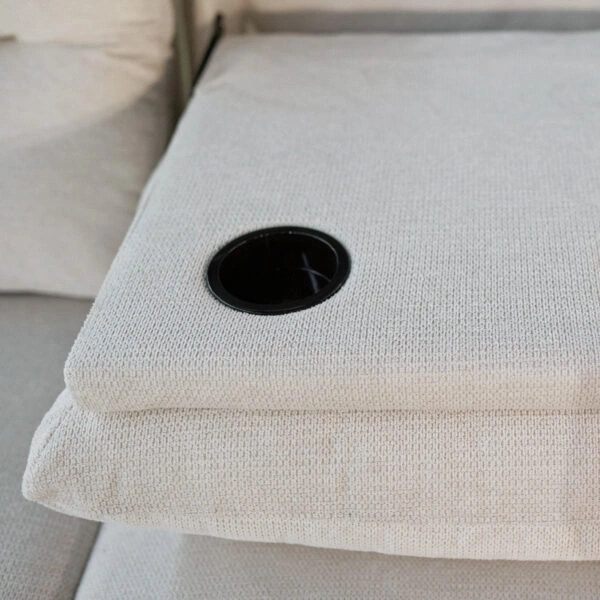 ΣΕΤ ΚΑΝΑΠΕΣ-ΠΟΛΥΘΡΟΝΑ RELAX SYNTHIA HM10735.01 ΜΠΕΖ ΥΦΑΣΜΑ-ΗΛΕΚΤΡΙΚΗ ΑΝΑΚΛΙΣΗ [L]