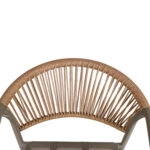 ΣΕΤ ΤΡΑΠΕΖΑΡΙΑΣ 5ΤΜΧ BRUNO HM10727.04 ΚΑΡΕΚΛΕΣ ΜΕΤΑΛΛΙΚΕΣ & ΤΡΑΠΕΖΙ 140x80εκ ΣΑΜΠΑΝΙ