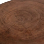 ΤΡΑΠΕΖΙ ΒΟΗΘΗΤΙΚΟ ΣΤΡΟΓΓΥΛΟ CUPRE HM9793.11 ΜΑΣΙΦ ΞΥΛΟ SUAR-ΦΥΣΙΚΟ Φ40x45Υεκ.