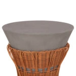 ΤΡΑΠΕΖΙ ΒΟΗΘΗΤΙΚΟ PERRAL HM18164.03S FIBER CEMENT ΓΚΡΙ-ΦΥΣΙΚΟ RATTAN--Φ42x36Υεκ