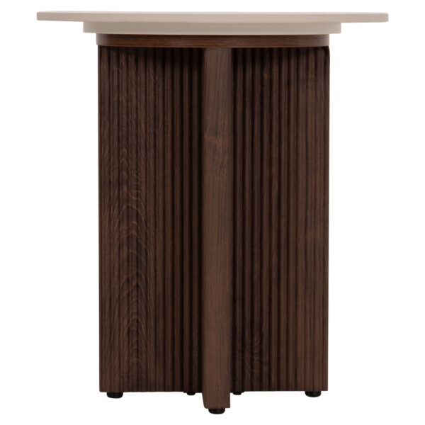 ΤΡΑΠΕΖΙ ΒΟΗΘΗΤΙΚΟ SKY HM18330 ΚΕΡΑΜΙΚΟ TOP ΟΨΗ ΤΡΑΒΕΡΤΙΝΑΣ-MDF ΒΑΣΗ ΚΑΦΕ Φ45x50Υεκ.