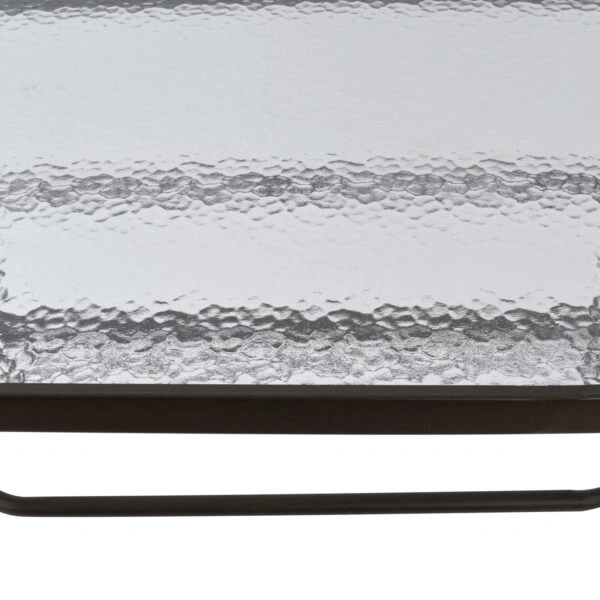 ΤΡΑΠΕΖΙ BRUNO 140Χ80Χ72Υεκ. ΚΑΦΕ ΜΕΤΑΛΛΙΚΟ ΜΕ ΓΥΑΛΙΝΗ ΕΠΙΦΑΝΕΙΑ HM5106.02