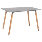 ΤΡΑΠΕΖΙ MINIMAL HM8581.02 ΜΑΥΡΟ MDF-ΠΟΔΙΑ ΟΞΙΑ ΣΕ ΦΥΣΙΚΟ ΧΡΩΜΑ- 120Χ60X74Υεκ.