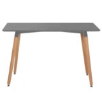 ΤΡΑΠΕΖΙ MINIMAL HM8581.02 ΜΑΥΡΟ MDF-ΠΟΔΙΑ ΟΞΙΑ ΣΕ ΦΥΣΙΚΟ ΧΡΩΜΑ- 120Χ60X74Υεκ.