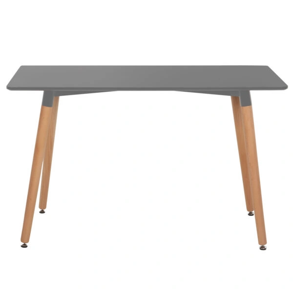 ΤΡΑΠΕΖΙ MINIMAL HM8581.02 ΜΑΥΡΟ MDF-ΠΟΔΙΑ ΟΞΙΑ ΣΕ ΦΥΣΙΚΟ ΧΡΩΜΑ- 120Χ60X74Υεκ.