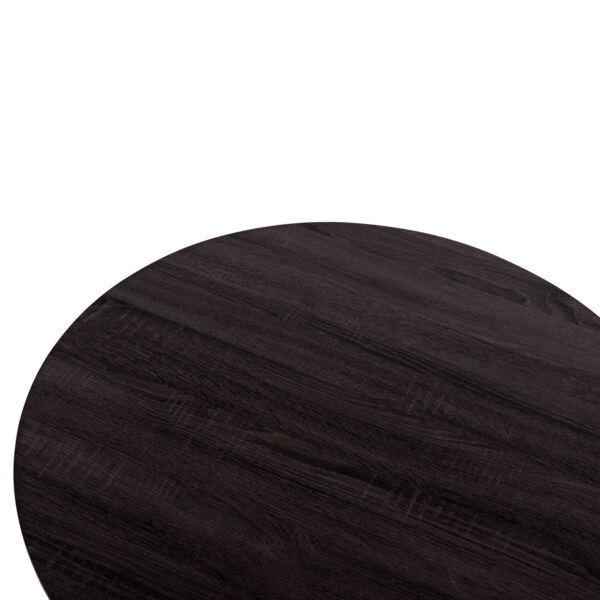 ΤΡΑΠΕΖΙ ΣΑΛΟΝΙΟΥ SEWELL HM18033 MDF ΣΕ ZEBRANO-ΜΕΤΑΛΛΙΚΑ ΠΟΔΙΑ-WICKER Φ80x46Υεκ.