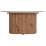 ΤΡΑΠΕΖΙ ΣΑΛΟΝΙΟΥ TWIL HM18325 ΚΕΡΑΜΙΚΟ TOP ΟΨΗ ΤΡΑΒΕΡΤΙΝΑΣ-MDF ΒΑΣΗ Φ80x40Υεκ