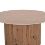 ΤΡΑΠΕΖΙ ΣΑΛΟΝΙΟΥ TWIL HM18325 ΚΕΡΑΜΙΚΟ TOP ΟΨΗ ΤΡΑΒΕΡΤΙΝΑΣ-MDF ΒΑΣΗ Φ80x40Υεκ