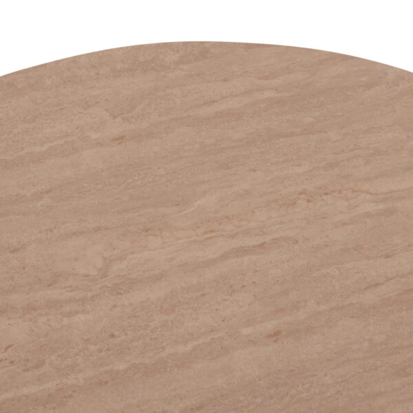 ΤΡΑΠΕΖΙ ΣΑΛΟΝΙΟΥ TWIL HM18325 ΚΕΡΑΜΙΚΟ TOP ΟΨΗ ΤΡΑΒΕΡΤΙΝΑΣ-MDF ΒΑΣΗ Φ80x40Υεκ