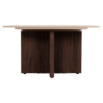 ΤΡΑΠΕΖΙ ΣΑΛΟΝΙΟΥ SKY HM18329 ΚΕΡΑΜΙΚΟ TOP ΟΨΗ ΤΡΑΒΕΡΤΙΝΑΣ-MDF ΒΑΣΗ Φ80x40Υεκ.