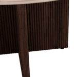 ΤΡΑΠΕΖΙ ΣΑΛΟΝΙΟΥ SKY HM18329 ΚΕΡΑΜΙΚΟ TOP ΟΨΗ ΤΡΑΒΕΡΤΙΝΑΣ-MDF ΒΑΣΗ Φ80x40Υεκ.