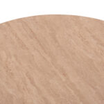 ΤΡΑΠΕΖΙ ΣΑΛΟΝΙΟΥ SKY HM18329 ΚΕΡΑΜΙΚΟ TOP ΟΨΗ ΤΡΑΒΕΡΤΙΝΑΣ-MDF ΒΑΣΗ Φ80x40Υεκ.