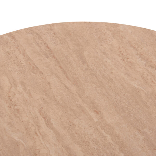 ΤΡΑΠΕΖΙ ΣΑΛΟΝΙΟΥ SKY HM18329 ΚΕΡΑΜΙΚΟ TOP ΟΨΗ ΤΡΑΒΕΡΤΙΝΑΣ-MDF ΒΑΣΗ Φ80x40Υεκ.