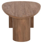 ΤΡΑΠΕΖΙ ΣΑΛΟΝΙΟΥ ΟΒΑΛ ALPER HM18327 MDF ΣΕ SONAMA ΧΡΩΜΑ 110x60x40Υεκ