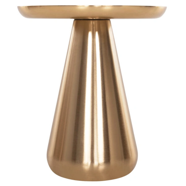 ΤΡΑΠΕΖΙA ΣΑΛΟΝΙΟΥ 2ΤΜΧ OLUF HM9921 ΜΕΤΑΛΛΟ ΕΜΑΓΙΕ-GLOSSY ΧΡΥΣΟ & ΜΑΥΡΟ Φ50 & Φ41