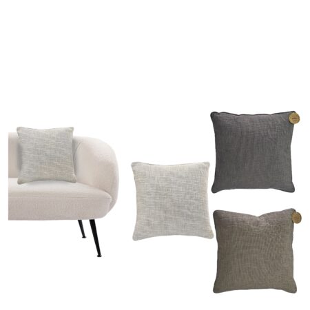 Μαξιλάρι Με Φερμουάρ 45x45cm Σε 3 Χρώματα