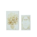 Artekko Book Διακοσμητικά Βιβλία MDF με Αποθηκευτικό Χώρο σε Λευκό με Χρυσό 2pcs
