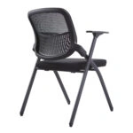 ΚΑΡΕΚΛΑ ΣΥΝΕΔΡΙΟΥ ΠΤΥΣΣΟΜΕΝΗ ΜΕ ΑΝΑΛΟΓΙΟ DENO HM1209.01 MESH ΥΦΑΣΜΑ ΜΑΥΡΟ 60x59x87Υεκ.