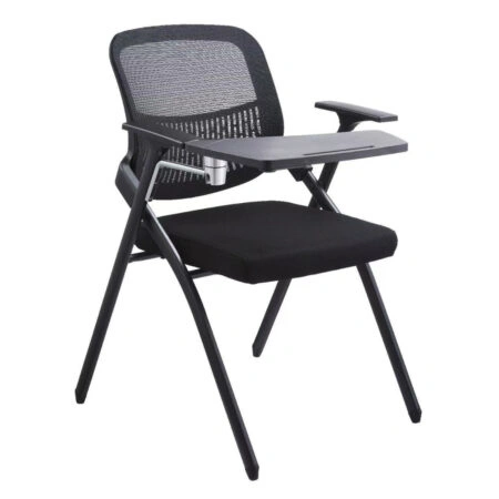 ΚΑΡΕΚΛΑ ΣΥΝΕΔΡΙΟΥ ΠΤΥΣΣΟΜΕΝΗ ΜΕ ΑΝΑΛΟΓΙΟ DENO HM1209.01 MESH ΥΦΑΣΜΑ ΜΑΥΡΟ 60x59x87Υεκ.