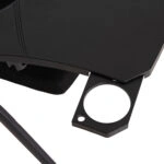 ΚΑΡΕΚΛΑ ΣΥΝΕΔΡΙΟΥ ΠΤΥΣΣΟΜΕΝΗ ΜΕ ΑΝΑΛΟΓΙΟ DENO HM1209.01 MESH ΥΦΑΣΜΑ ΜΑΥΡΟ 60x59x87Υεκ.