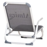 ΚΑΡΕΚΛΑΚΙ ΠΑΡΑΛΙΑΣ ΑΛΟΥΜINIOY ΒΑΡ.ΤΥΠΟΥ ΨΗΛΗ ΠΛΑΤΗ ALMIRA HM5053.10 ΓΚΡΙ 55x71x66Υεκ