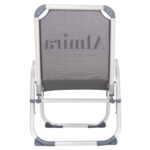 ΚΑΡΕΚΛΑΚΙ ΠΑΡΑΛΙΑΣ ΑΛΟΥΜΙΝΙΟΥ ΒΑΡ.ΤΥΠΟΥ ΥΠΕΡΥΨΩΜΕΝΟ ALMIRA HM6431.10 ΓΚΡΙ 53x68x80Υεκ