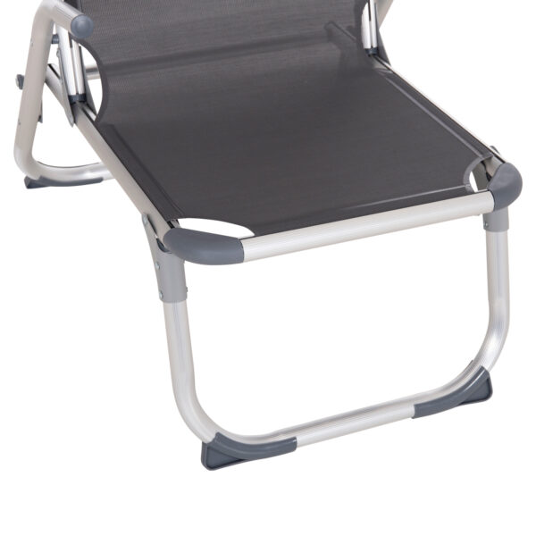 ΚΑΡΕΚΛΑΚΙ ΠΑΡΑΛΙΑΣ ΑΛΟΥΜΙΝΙΟΥ ΒΑΡ.ΤΥΠΟΥ ΥΠΕΡΥΨΩΜΕΝΟ ALMIRA HM6431.10 ΓΚΡΙ 53x68x80Υεκ