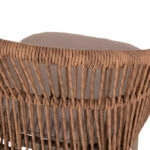 ΠΟΛΥΘΡΟΝΑ ΑΛΟΥΜΙΝΙΟΥ ORIN HM6265.03 ΚΑΠΟΥΤΣΙΝΟ- P.E.RATTAN ΣΕ ΦΥΣΙΚΟ 58x61x75Υεκ.